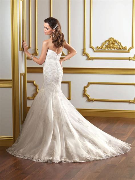 Mori Lee 1807 Strapless Mermaid Gown Nearly Newlywed