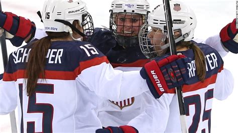 Us Womens Hockey Team Shoots For Equality And Scores Opinion Cnn
