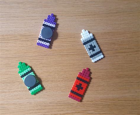 Crayon Pixel Art 8bit Colourful Art And Craft Keychain Etsy