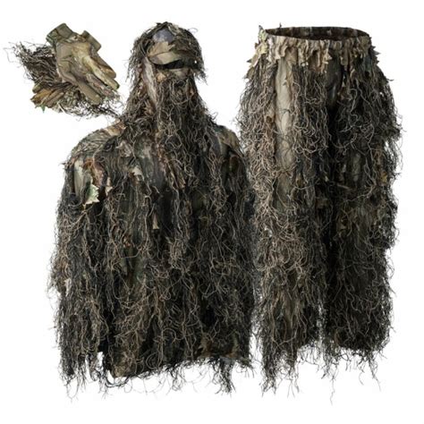 Sneaky Ghillie Pull Over Set Med Hansker Jakt Og Friluftsliv AS