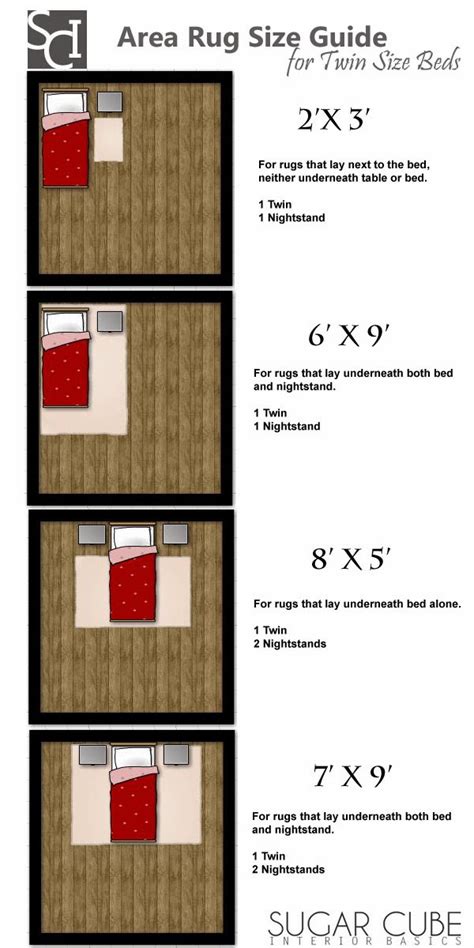 Queen size beds accommodate two people easily and are specifically designed for medium sized rooms. Area Rug Size Guides For Twin And Queen Size Beds | DARIA ...