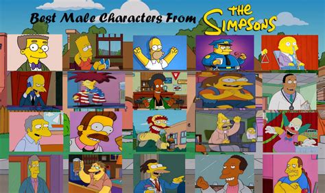 Best Male Simpsons Characters By Eddsworldfangirl97 On Deviantart
