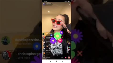 Bella Poarch First Live On Tiktok Talking With Her Fans Youtube