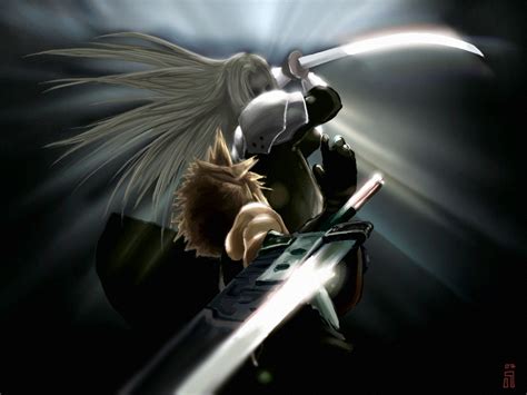 Cloud And Sephiroth Wallpaper Wallpapersafari