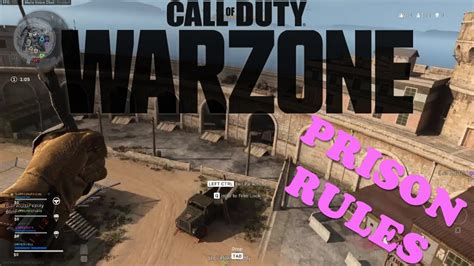 Call Of Duty Mw Warzone Prison Rules Youtube