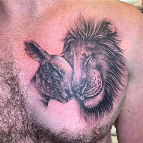 Top 63+ Best Lion and Lamb Tattoo Ideas - [2021 Inspiration Gallery]