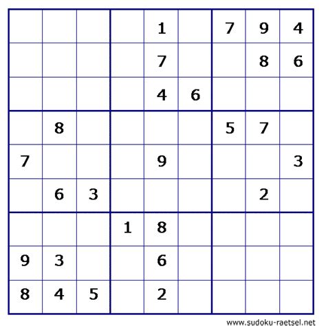 Durch die anwendung spezieller kenntnisse und methoden ermitteltes ergebnis, verfahren, vorgehen. Sudoku sehr leicht Online & zum Ausdrucken | Sudoku-Raetsel.net