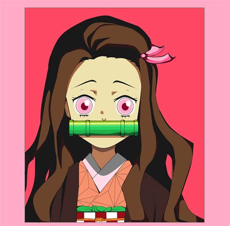 Nezuko Fanart In Ms Paint Because I Got Bored And Lost My Phone