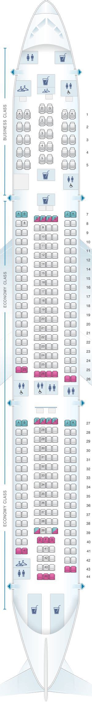 Seat Map China Airlines Airbus A330 300 Config 1 Hawaiian Airlines