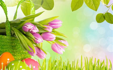 Happy Easter Flowers Desktop Wallpapers Top Free Happy Easter Flowers