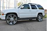 Pictures of 24 Inch Rims On Chevy Tahoe