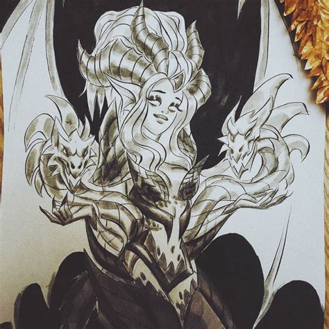 Dragon Sorceress Zyra By Katyapetrusenko On Deviantart