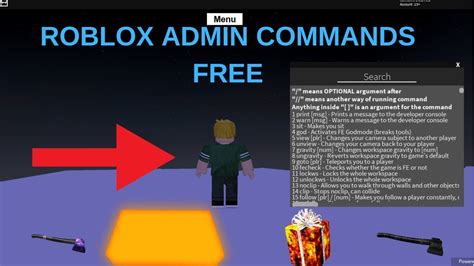 ROBLOX ADMIN COMMANDS SCRIPT FREE FLY FLING DICE NEW UPDATED YouTube