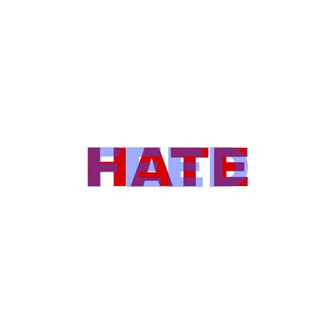 Dont Feed The Hate Glitch Sticker By Eclecticembrace