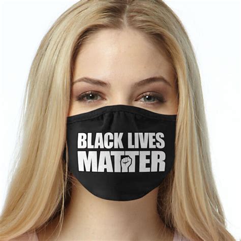 Black Lives Matter Face Mask Reusable Washable Unisex Face Cover Usa