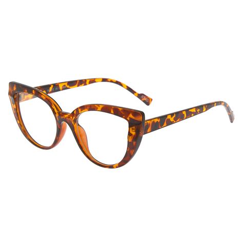 tortoise shell cat eye frames brown claire s us