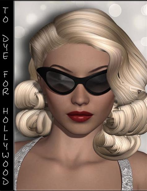 To Dye For 50s Hollywood Hair Daz3d And Poses Stuffs Download Free