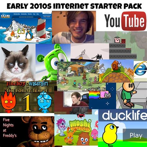 Early 2010s Internet Starter Pack In 2023 2010s Nostalgia 2010