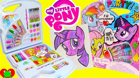My Little Pony Art Kit Water Colors Painting Twilight Sparkle And