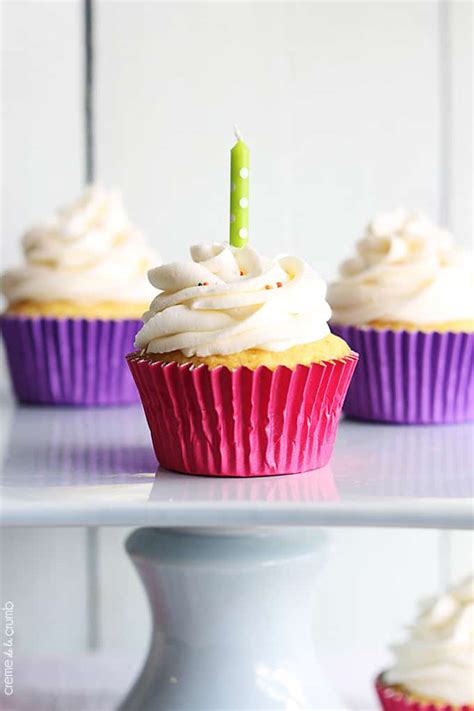 Got myself some pretty chocolate cupcakes for valentines day tomorrow. Birthday Cake Cupcakes | Creme De La Crumb