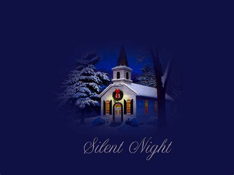 Silent Night Wallpaper Christmas Wallpaper Avzio