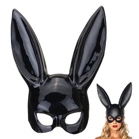 Masquerade Mask Rabbit Mask Sexy Bunny Girl Rabbit Face Pvc Mask