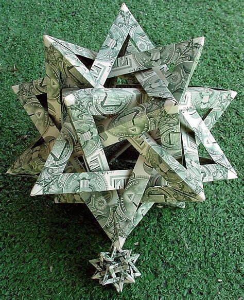 Origami Spike Ball Random Images Money Origami Dollar Bill Origami