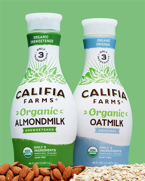 Califia Farms Launches Organic Oatmilk And Almondmilk With Just 3 Ingredients