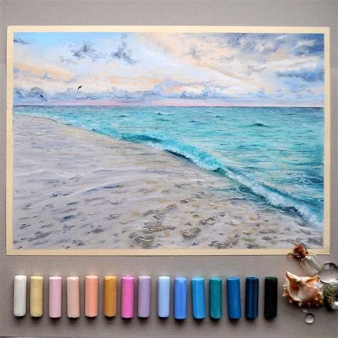 8247 Painting The Beach Scene Yourself Reviews In 2021 Pastel