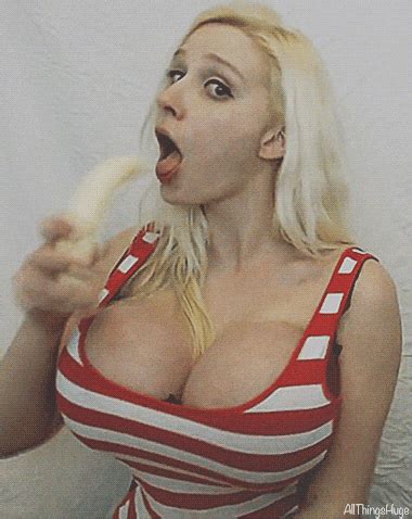 Big Tits Suck Banana Gif Slideshow