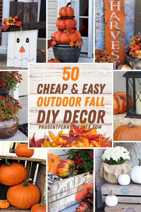 Wonderful Homemade Fall Decorations In 2020 Fall Outdoor Decor Fall