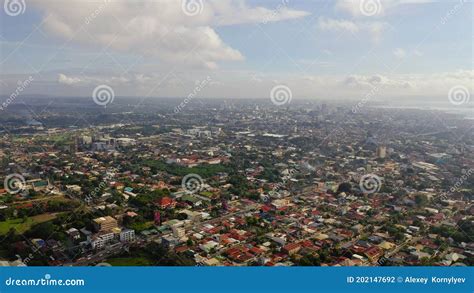 Aerial View Of The Davao City Stock Photo Image Of Outdoor