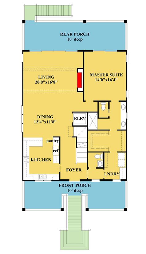 Plan 15262nc 3 Bed Vacation House Plan With Bunk Room In 2020