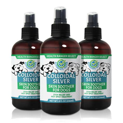 Colloidal Silver Skin Soother For Dogs 8fl Oz 236ml 3 Pack — Health