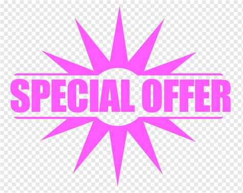 Pink Special Offer Sales Sticker Advertising Business Special Offer