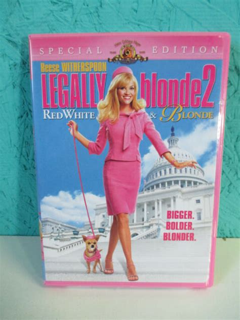 Legally Blonde 2 Special Edition Red White And Blonde Dvd 2003 Ebay