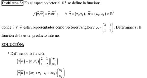 Algebra Lineal Espacio Vectoriales Con Producto Interno