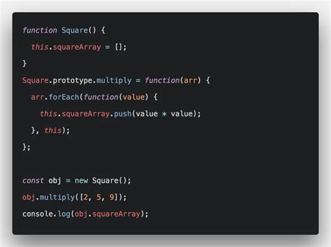 Javascript Array forEach() Method Example