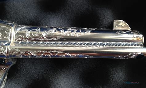 Colt Silver Plated Engraved Saa By For Sale At