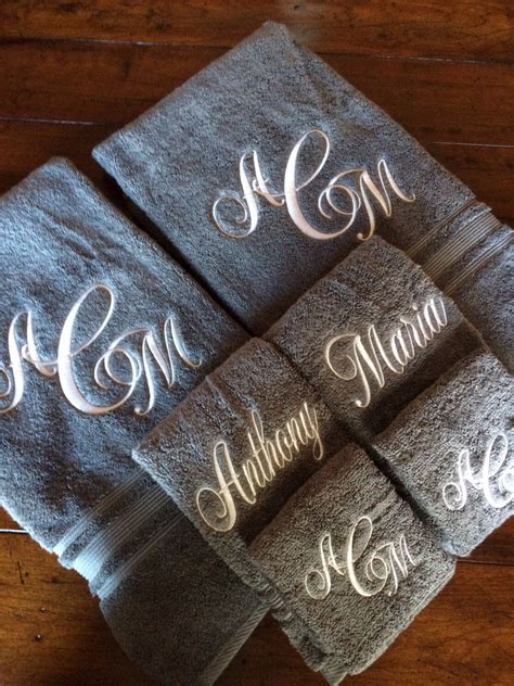 Pin On Monogrammed Towels
