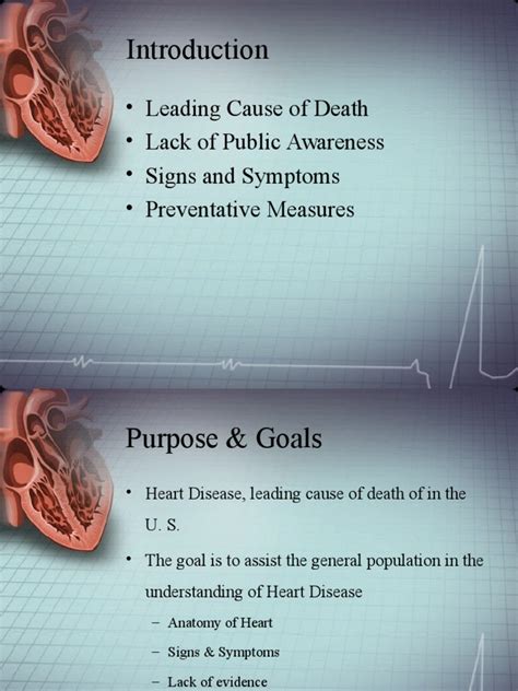 Powerpoint Presentation For Heart Disease Pdf Coronary Artery
