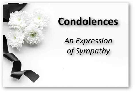 Condolences Condolence Messages Condolence Card Condolences