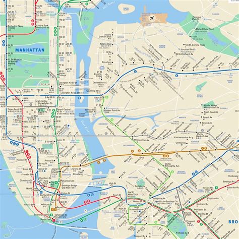 Nyc Subway Map Interactive United States Map