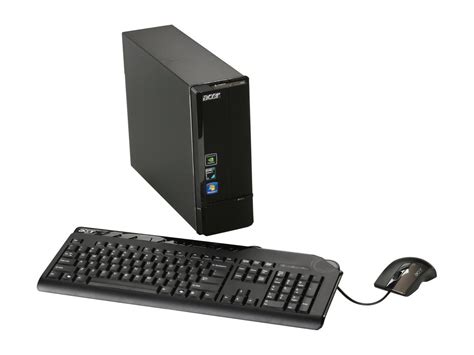 Acer Desktop Pc Aspire Ax1301 U9052 Athlon Ii X2 215 270ghz 4gb Ddr2