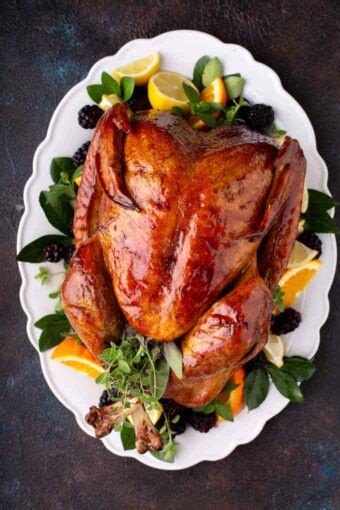 Perfectly Juicy Roast Turkey With Gravy Lemon Blossoms