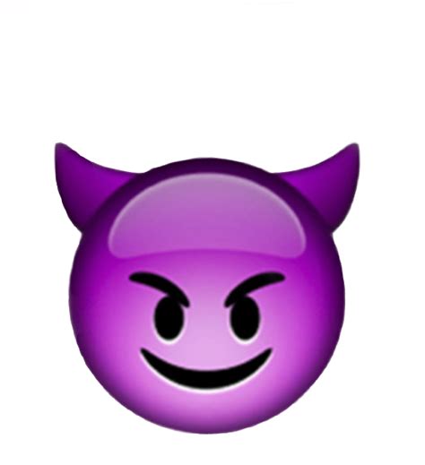 Emoji Iphone Face Devil Demon Sticker By Angelaa008