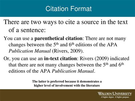 Ppt Introduction To 6 Th Edition Apa Citations And References