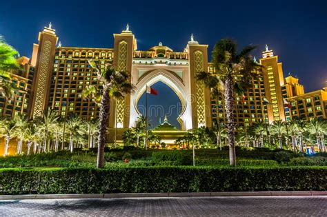 Atlantis The Palm Hotel In Dubai United Arab Emirates Editorial Stock