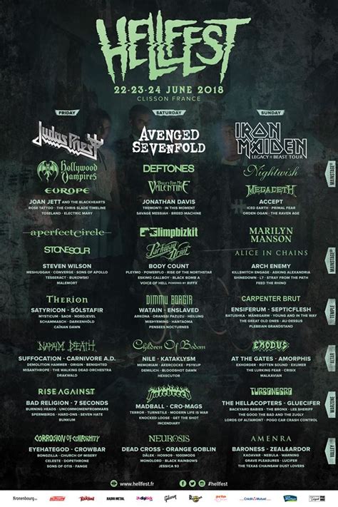 Something went wrong, try refreshing and submitting the form again. HELLFEST 2018: ¡RUNNING ORDER disponible! - TNT Radio Rock