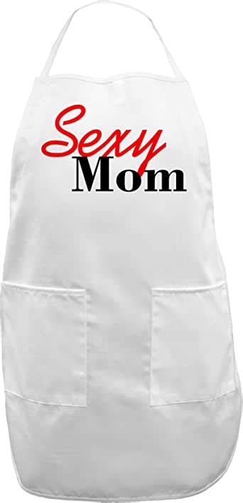 Sexy Mom Adult Apron White One Size Amazonca Clothing And Accessories